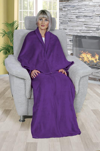 Bellatex Korall televizní pytel 150x180 cm 150x180 cm fialový