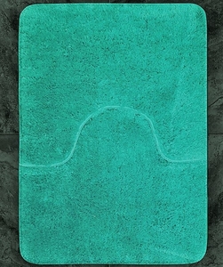 Koupelnové předložky Komfort zelená mentol 50x80 cm  + 50x50 cm WC 