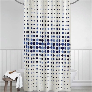 Bellatex koupelnový závěs 180x200 cm modré tečky