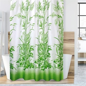 Bellatex koupelnový závěs 180x200 cm zelená tráva