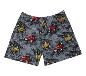Bellatex Kraťasy Auta Žlutá,Červená,Šedá