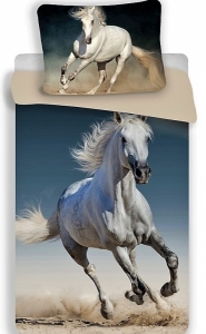 Jerry Fabrics povlečení bavlna fototisk Kůň 03 140x200+70x90 cm   