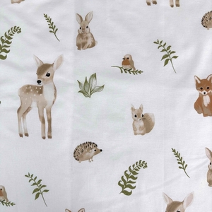 Jerry fabrics Disney povlečení do postýlky Lesní zvířátka baby 100x135 + 40x60 cm 