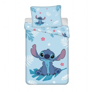 Jerry Fabrics povlečení bavlna Lilo a Stitch Blue 140x200 70x90 cm  
