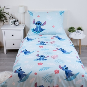 Jerry Fabrics povlečení bavlna Lilo a Stitch Blue 140x200 70x90 cm  