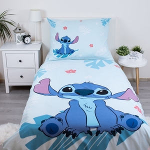 Jerry Fabrics povlečení bavlna Lilo a Stitch Blue 140x200 70x90 cm  