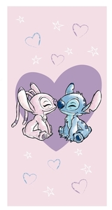 Jerry Fabrics osuška Lilo a Stitch Love 70x140 cm