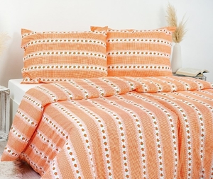 Stanex povlečení krep Barunka oranžová (LS175) 140x200+70x90 cm  