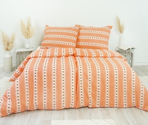 Stanex povlečení krep Barunka oranžová (LS175) 140x200+70x90 cm  
