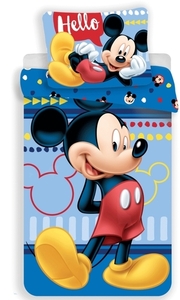 Jerry Fabrics povlečení bavlna Mickey 004 Hello 140x200 70x90 cm 