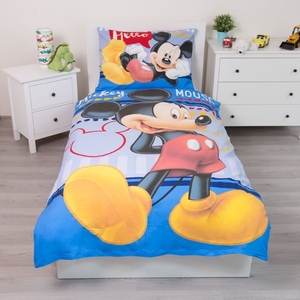 Jerry Fabrics povlečení bavlna Mickey 004 Hello 140x200 70x90 cm 