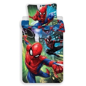 Jerry Fabrics povlečení bavlna Spiderman 140x200+70x90 cm   