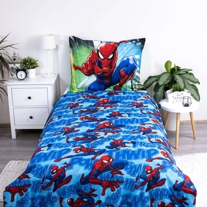 Jerry Fabrics povlečení bavlna Spiderman 140x200+70x90 cm   