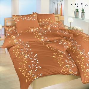 Dadka povlečení krep Mandevila nugát 140x200+70x90 cm