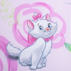 Jerry Fabrics povlečení bavlna Marie Cat Pink 03 140x200+70x90 cm 