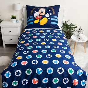 Jerry Fabrics povlečení bavlna Mickey "Team" 140x200 70x90 cm  
