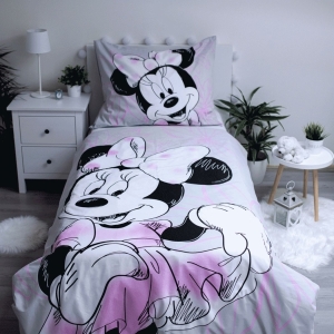 Jerry Fabrics povlečení bavlna  Minnie Beatiful 02 140x200+70x90 cm 