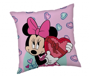 Jerry Fabrics polštářek Minnie Purple 40x40 cm
