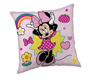 Jerry Fabrics polštářek Minnie Smile 40x40 cm 