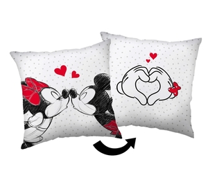 Jerry Fabrics polštářek Mickey and Minnie "Love 05" 40x40 cm 