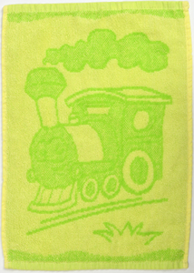 Dětský ručník Train green 30x50 cm 