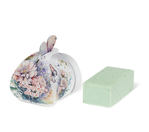 Bellatex Přírodní mýdlo 50g s arganovým olejem 50g, 8x8x6 cm růžová