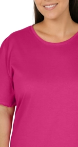 Bellatex Noční košile krátký rukáv  Růžová