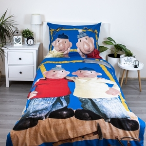 Jerry Fabrics povlečení bavlna Pat a Mat blue 03 140x200+70x90 cm 