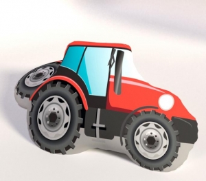 Dětský polštářek 3D Traktor