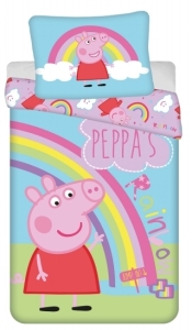 Jerry Fabrics povlečení bavlna Peppa Pig 016 140x200+70x90 cm  