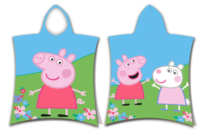 Jerry Fabrics plážová osuška pončo Peppa Pig 061 50x115 cm