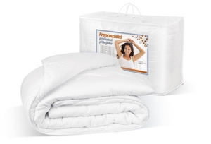 Bellatex Přikrývka francouzská 400g/m2 celoroční přikrývka 240x220 cm Bílá