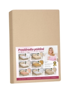 Bellatex Prostěradlo plátěné  Kávová
