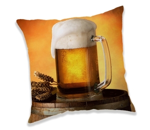 Jerry Fabrics polštářek Pivo 40x40 cm 