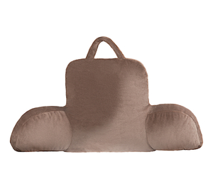 Bellatex Polštář opěrka na čtení 50x100 cm kávová