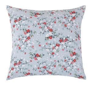 Bellatex Polštářek DITA 45x45 cm Kvítí na šedé
