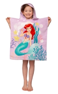 Jerry Fabrics plážová osuška pončo Ariel Pink 50x115 cm 