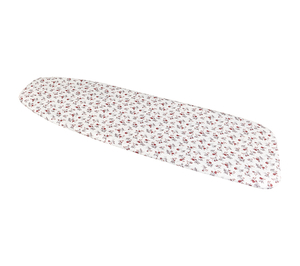 Potah na žehlicí prkno - délka 110-120 cm a šířka 30–38 cm - Růžička červená