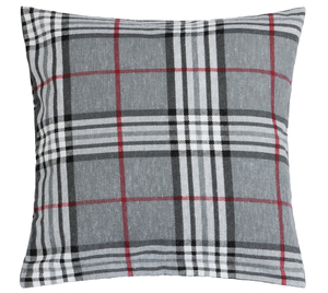 Bellatex Povláček flanelový 40x40 cm Káro šedá
