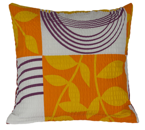 Povláček krepový - 40x40 cm - Patchwork oranžová