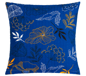Bellatex Povláček krepový 40x40 cm Louka modrá tmavá