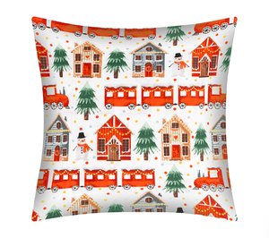 Bellatex Povláček bavlněný vánoce 40x40 cm Vláček Bílá,Červená,Zelená