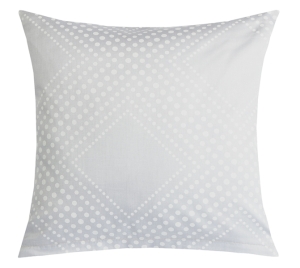 Bellatex Povláček bavlněný satén 40x40 cm Linie Bílá,Šedá