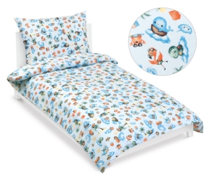 Bellatex Povlečení bavlněné Junior 140x200, 70x90 cm Moře modrá