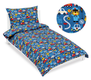 Bellatex Povlečení bavlněné Junior 140x200, 70x90 cm Záchranáři modrá