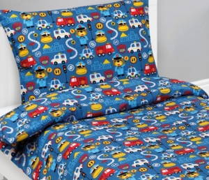 Bellatex Povlečení bavlněné Junior 140x200, 70x90 cm Záchranáři modrá