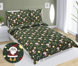 Bellatex Povlečení bavlněné 140x200, 70x90 cm Vánoce