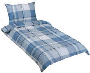 Bellatex Povlečení bavlněné Kostka modrá