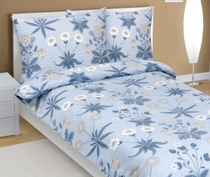 Bellatex Povlečení bavlněné Louka modrá