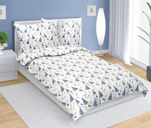 Bellatex Povlečení bavlněné Vánoce 140x200, 70x90 cm Stromek vánoční